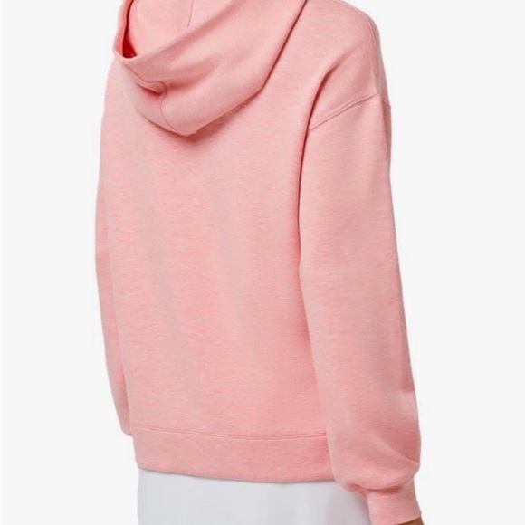 Travis Mathew Women's Skylight Soft Half Zip, Heather Porcelain Rose, Small - Picture 2 of 5